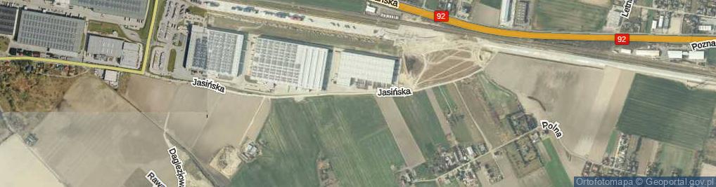 Zdjęcie satelitarne Jasińska ul.